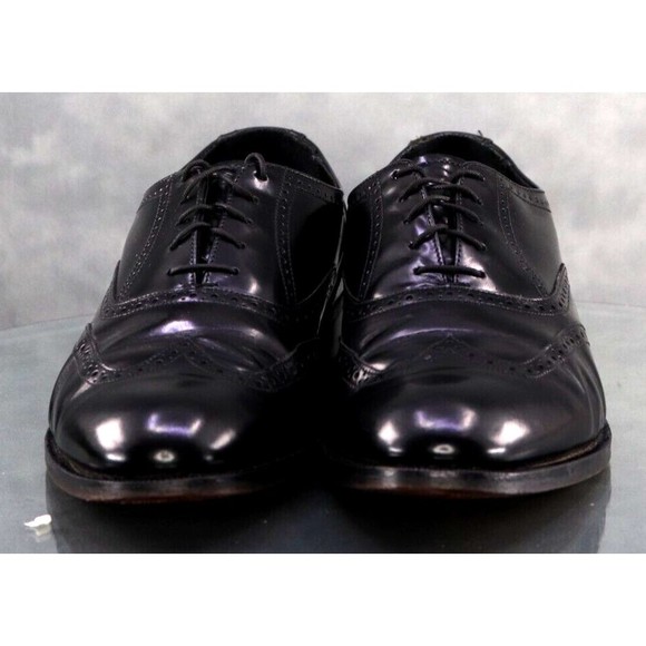 Florsheim Men\'s Wingtip Dress Shoes Size 9.5 D Leather Black main image 10